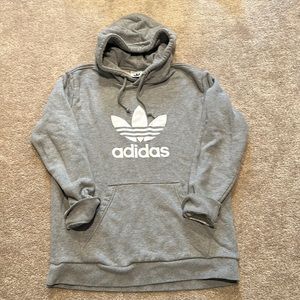 Adidas women’s gray hoodie